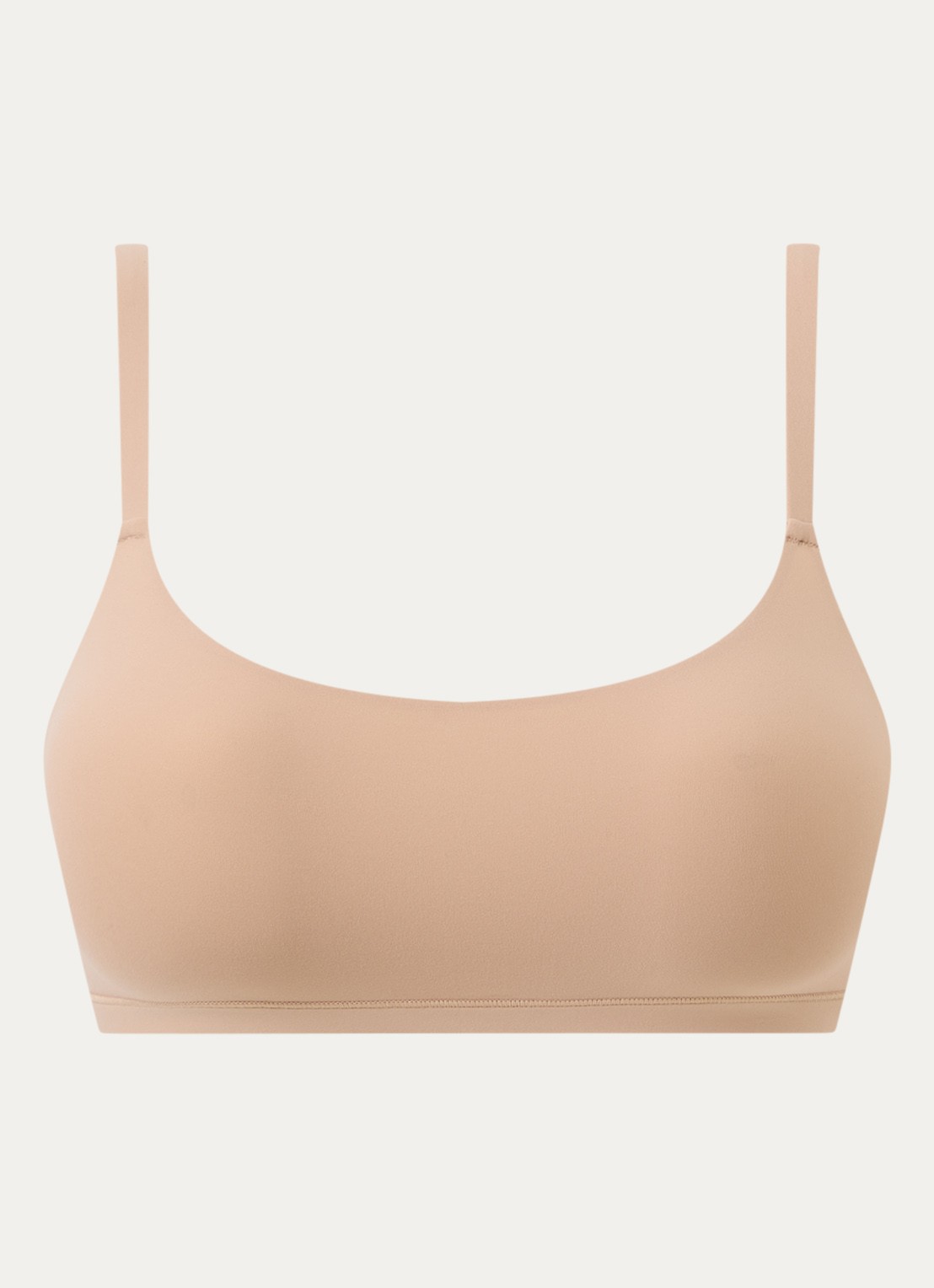 SKIMS Fits Everybody bralette  - voorkant naturel