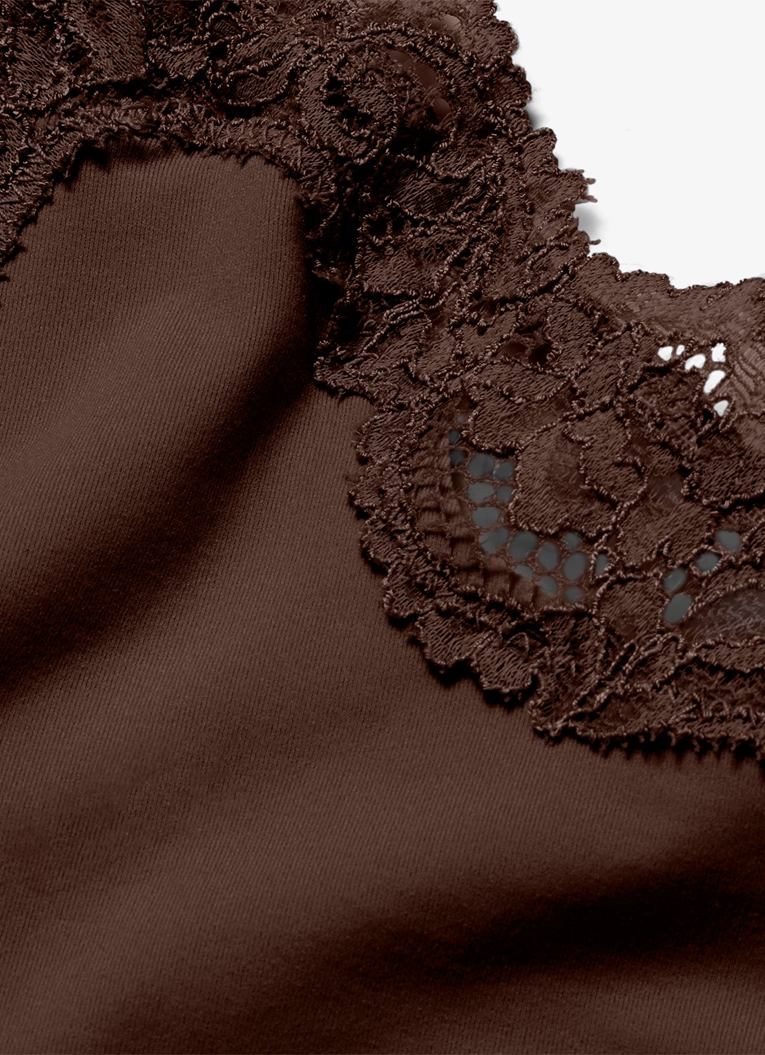 SKIMS Fits Everybody Lace bralette met kant - detail 6 bruin
