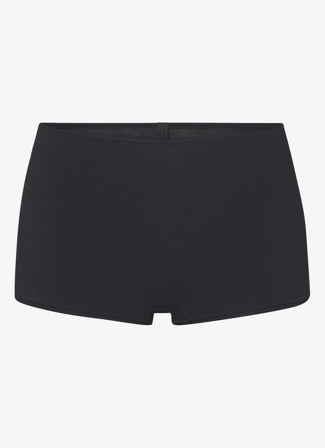 SKIMS Fits Everybody mid waisted shorty - voorkant 2 zwart
