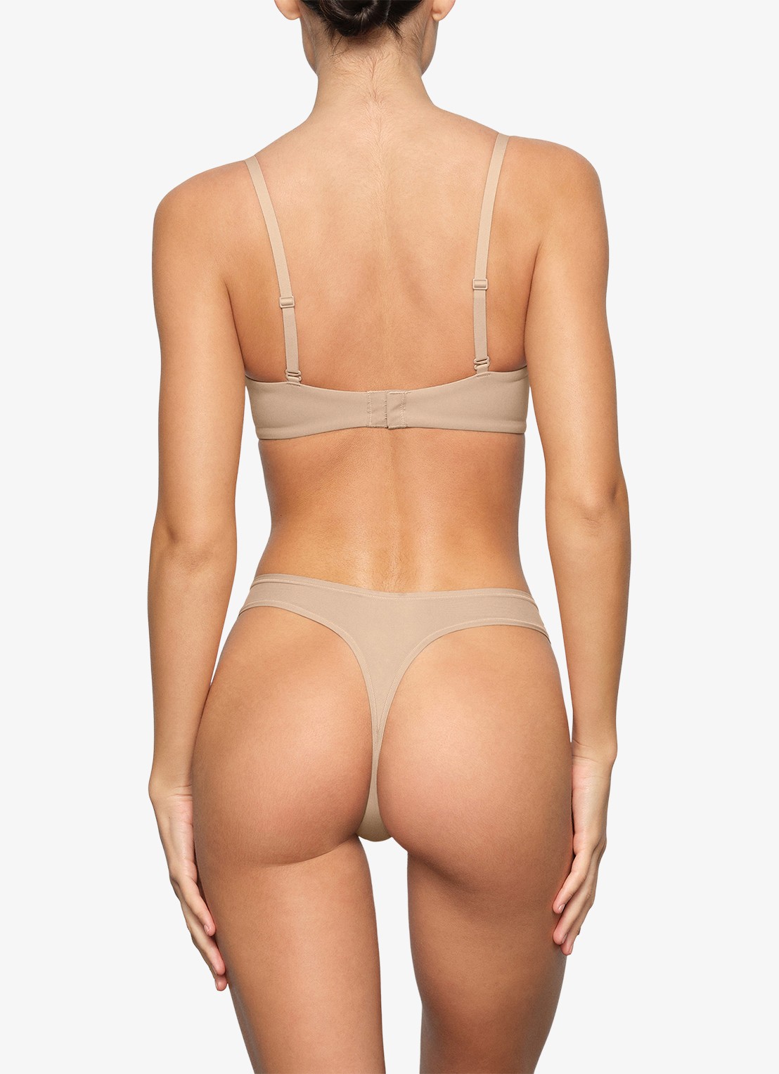 SKIMS Fits everybody push-up bh - achterkant middengrijs