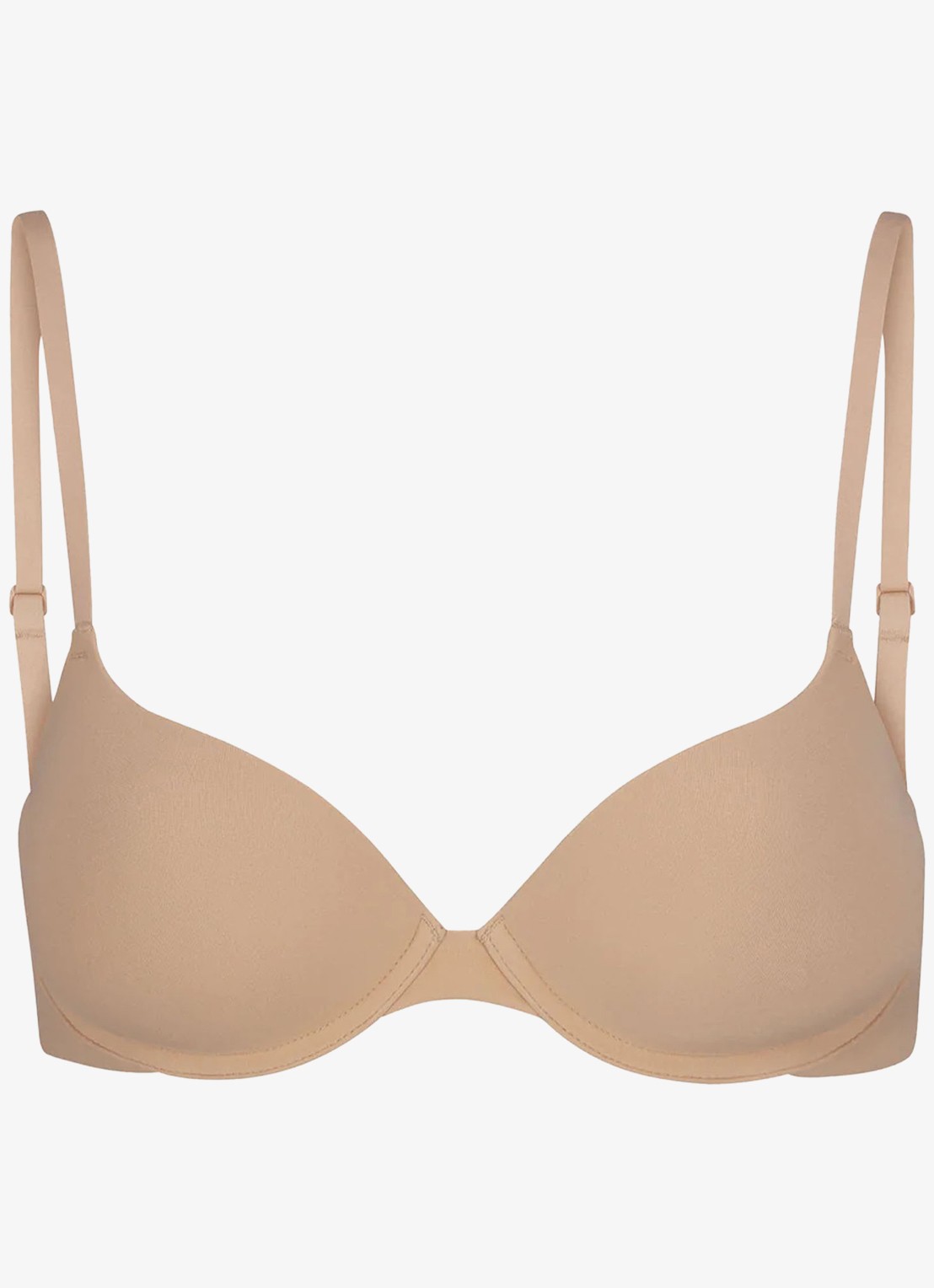 SKIMS Fits everybody push-up bh - voorkant 4 middengrijs