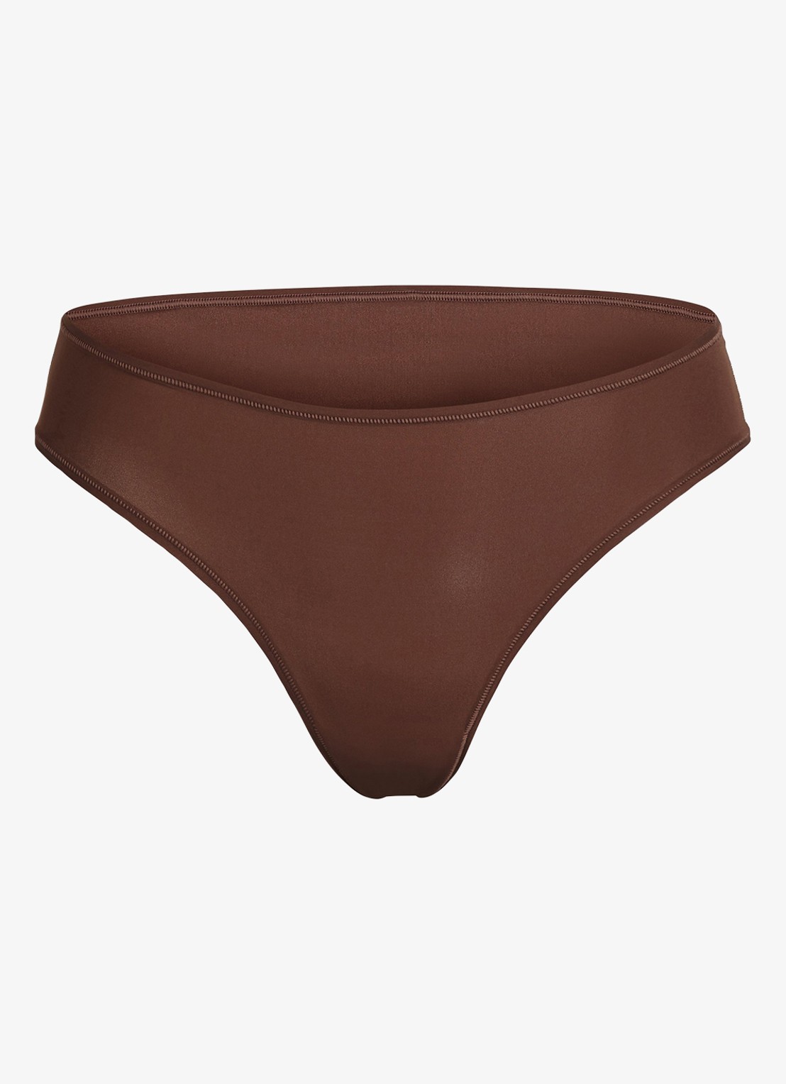 SKIMS Fits Everybody slip - voorkant 3 chocoladebruin