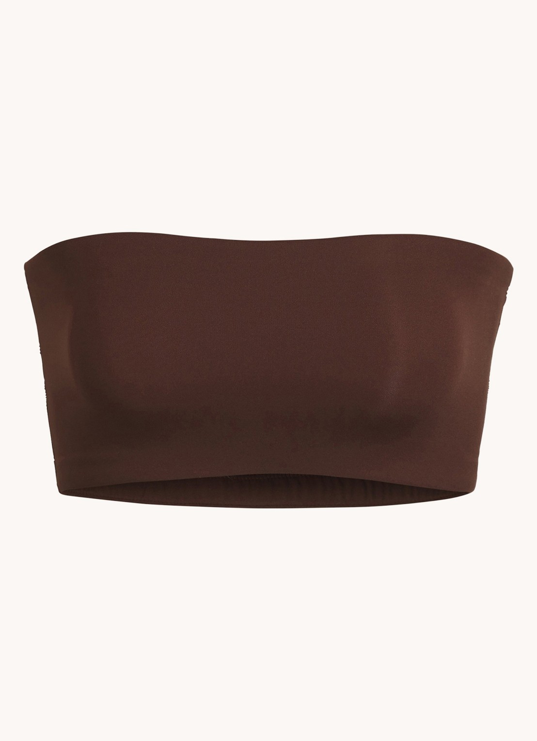 SKIMS Fits Everybody strapless bh  - voorkant 2 donkerbruin