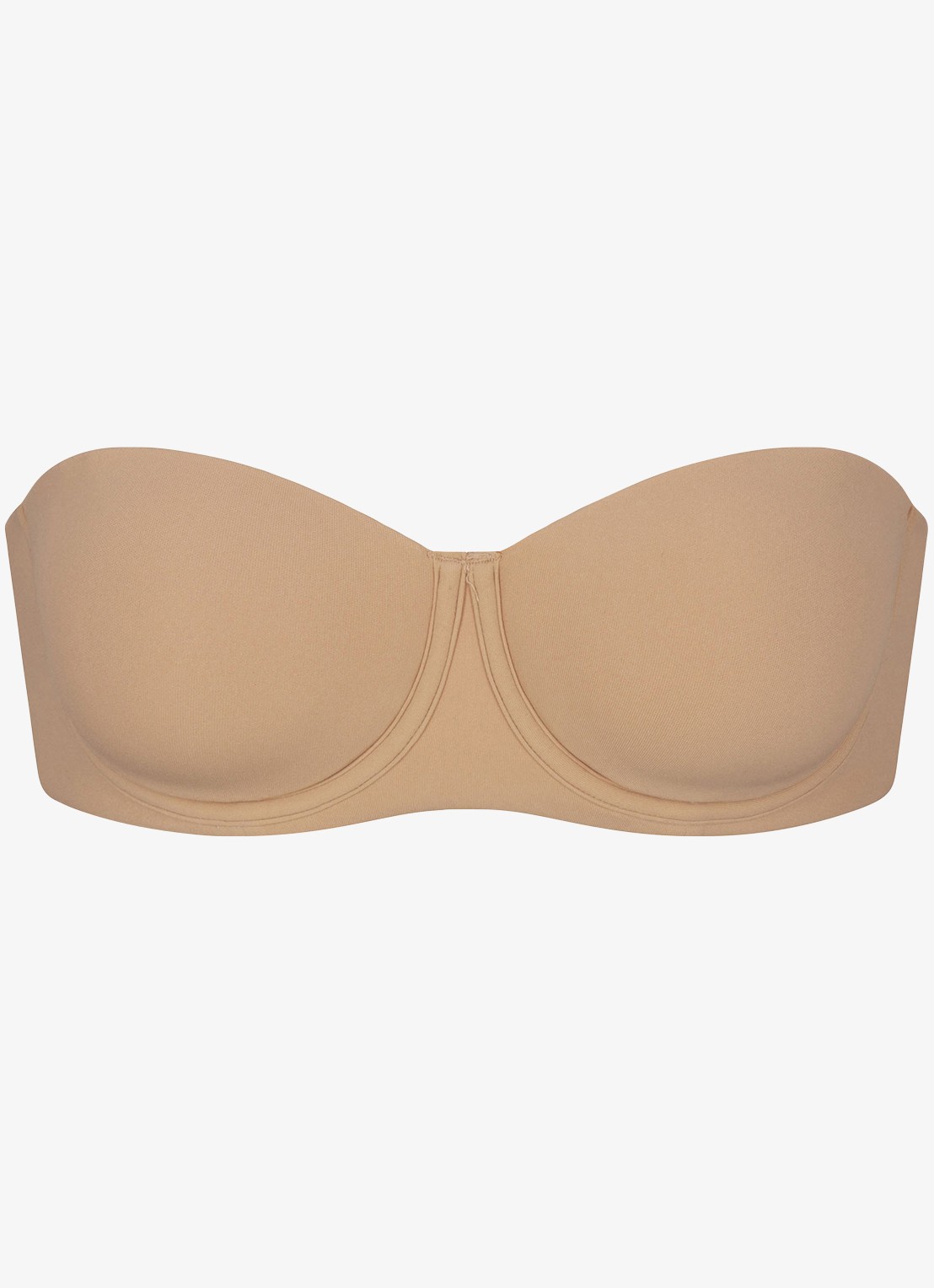 SKIMS Fits Everybody strapless bh  - voorkant clay