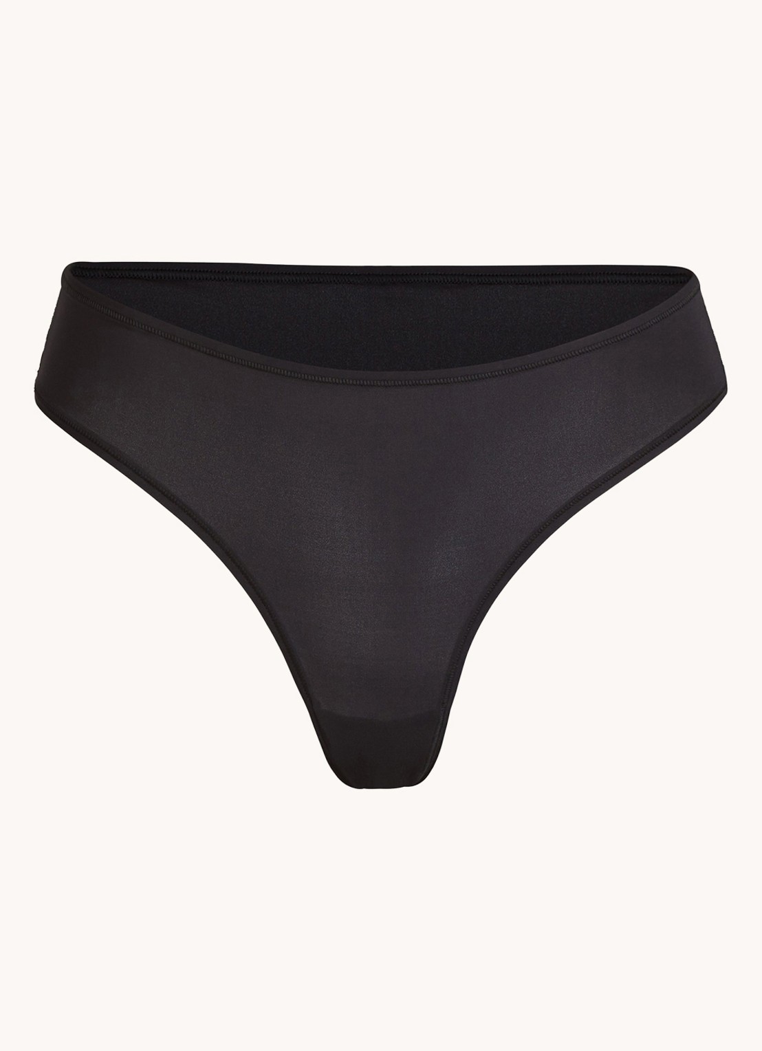 SKIMS Fits Everybody string - voorkant zwart