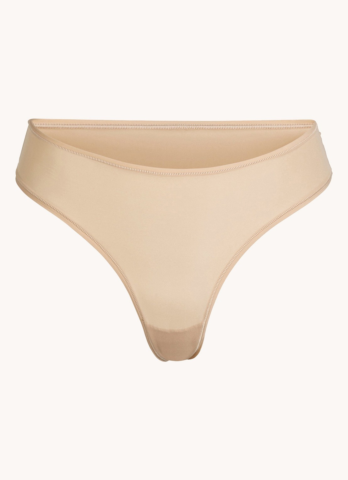 SKIMS Fits Everybody string - voorkant beige