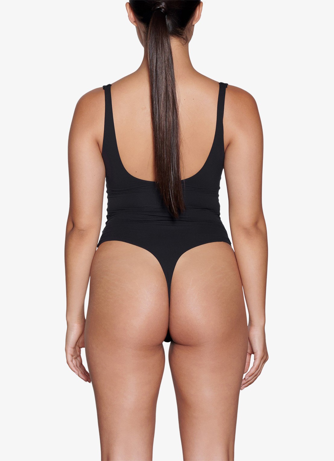 SKIMS Fits everybody stringbody - achterkant 4 zwart
