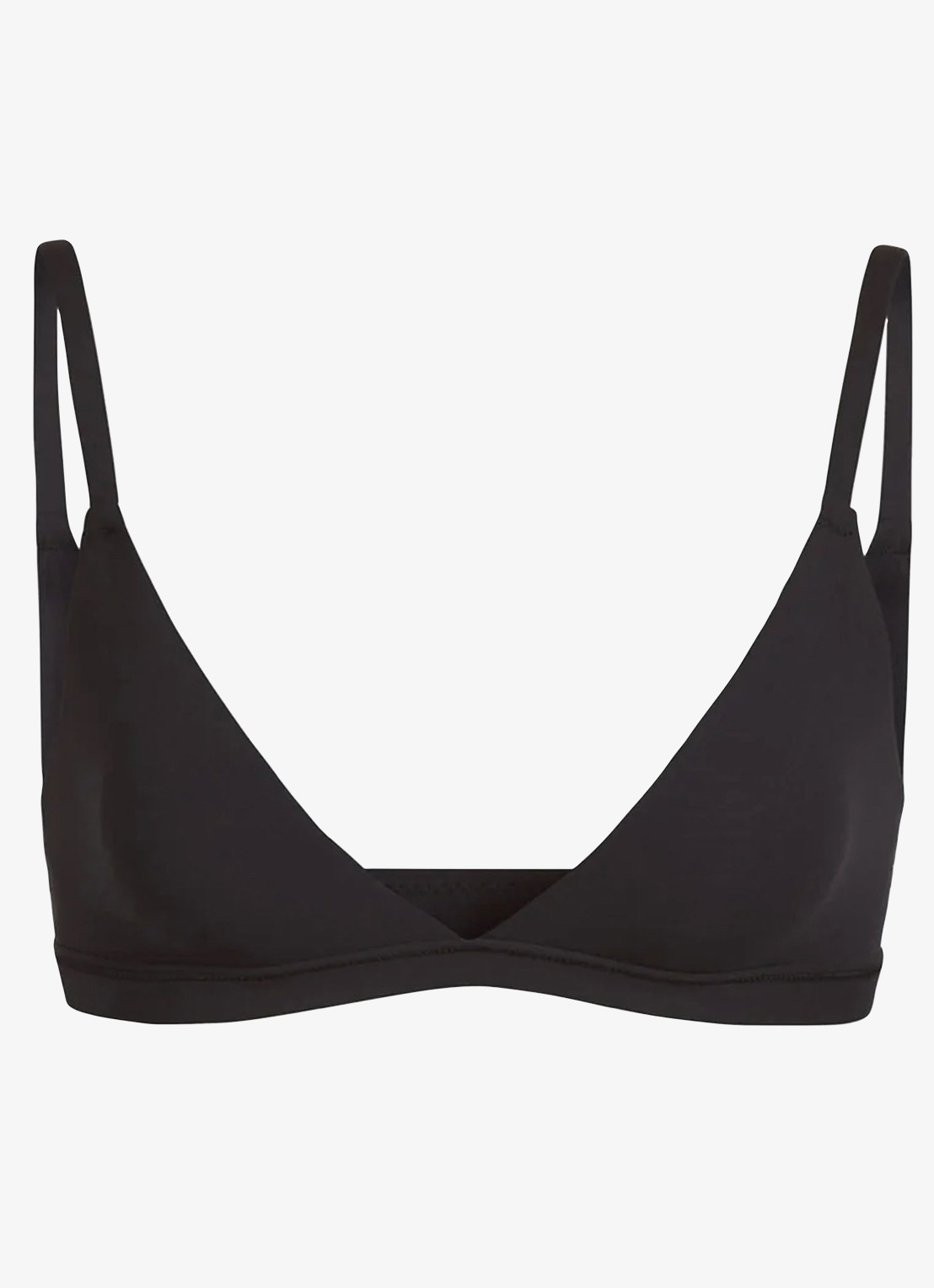 SKIMS Fits Everybody triangle bralette - voorkant 2 zwart