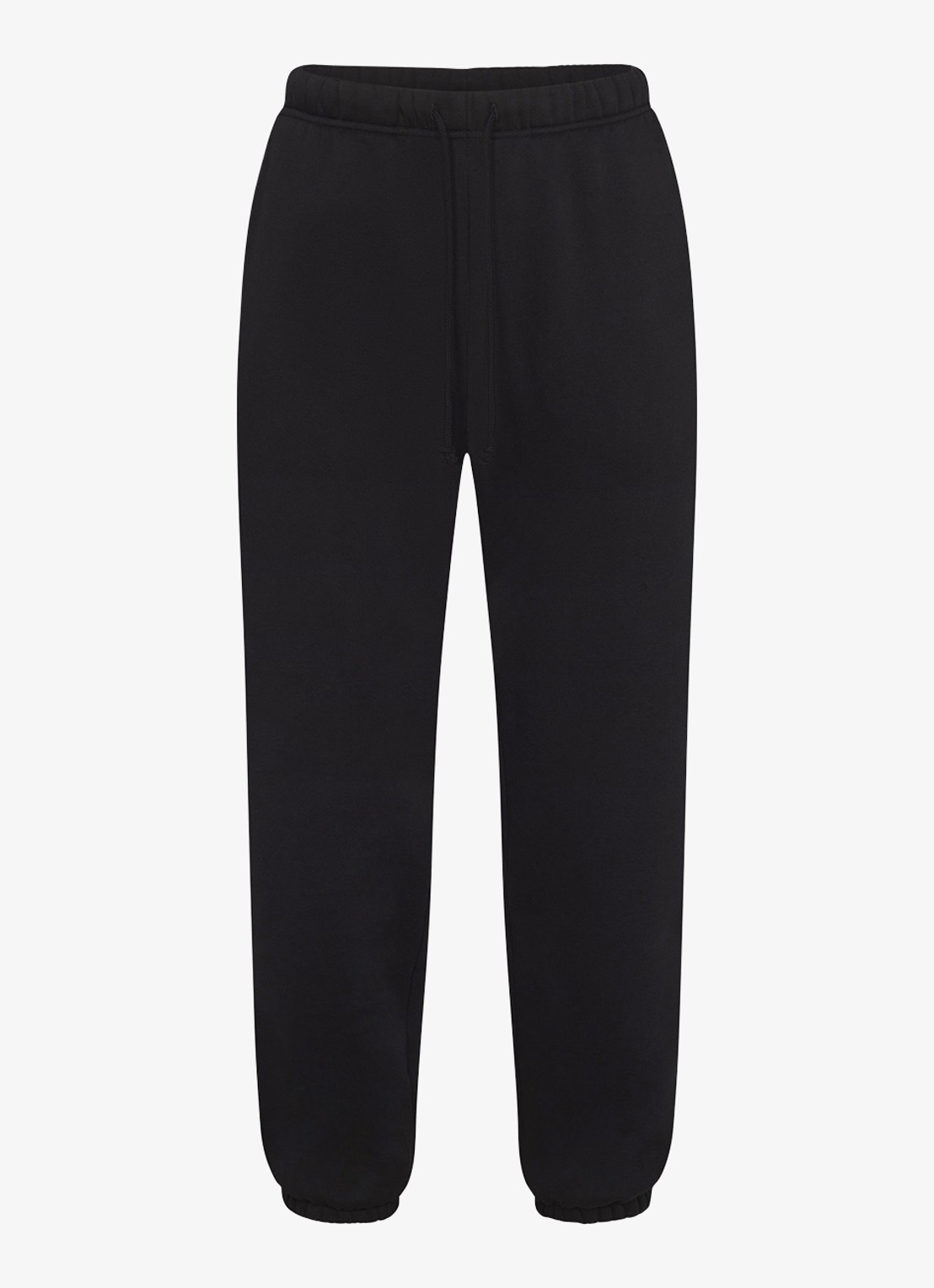 SKIMS Fleece Lounge joggingsbroek met steekzakken - voorkant 5 washed onyx