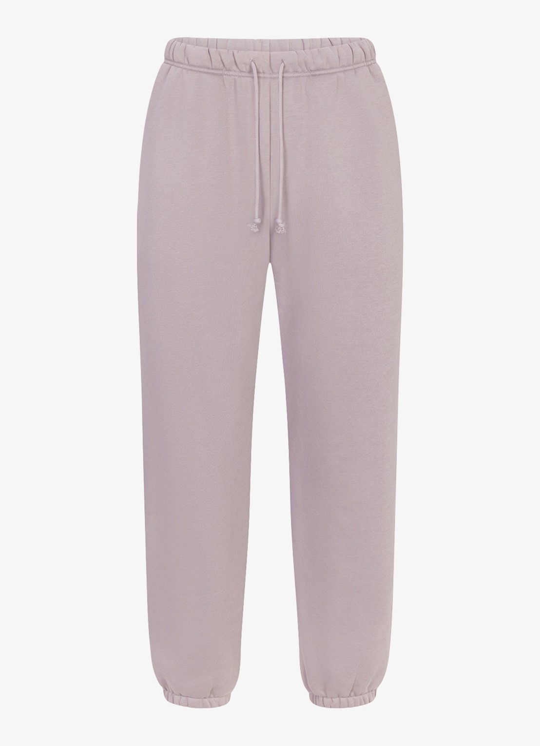 SKIMS Fleece Lounge joggingsbroek met steekzakken - voorkant 2 shadow