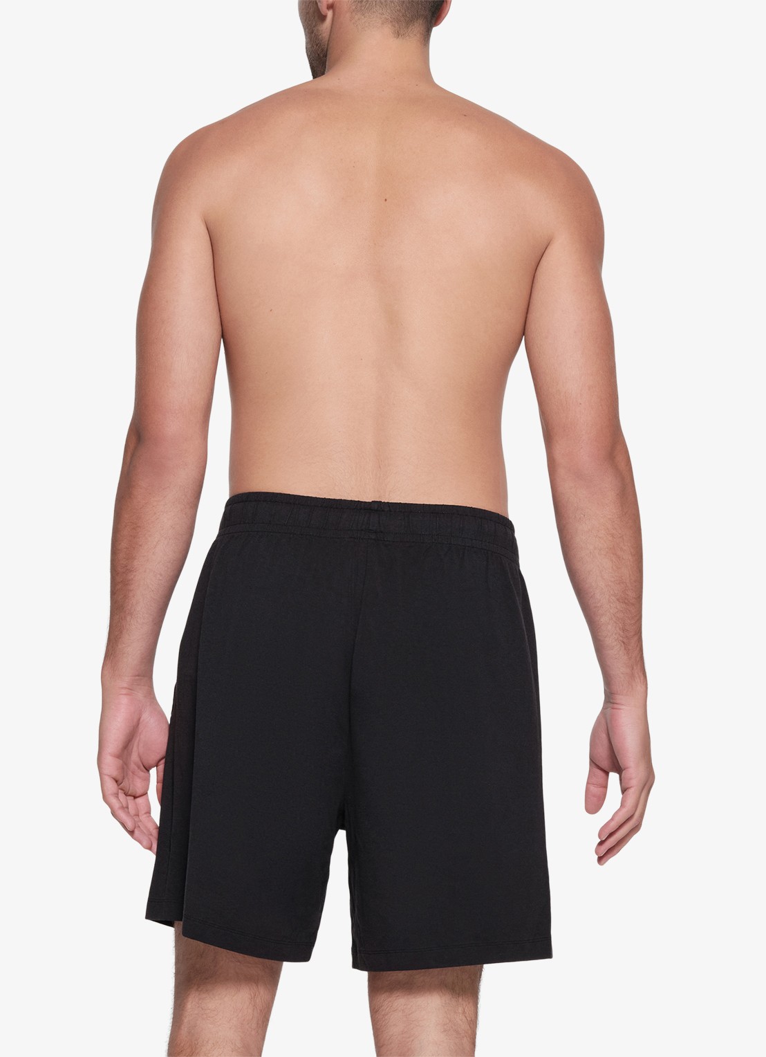 SKIMS Jersey Lounge regular fit korte joggingbroek - achterkant 5 obsidian