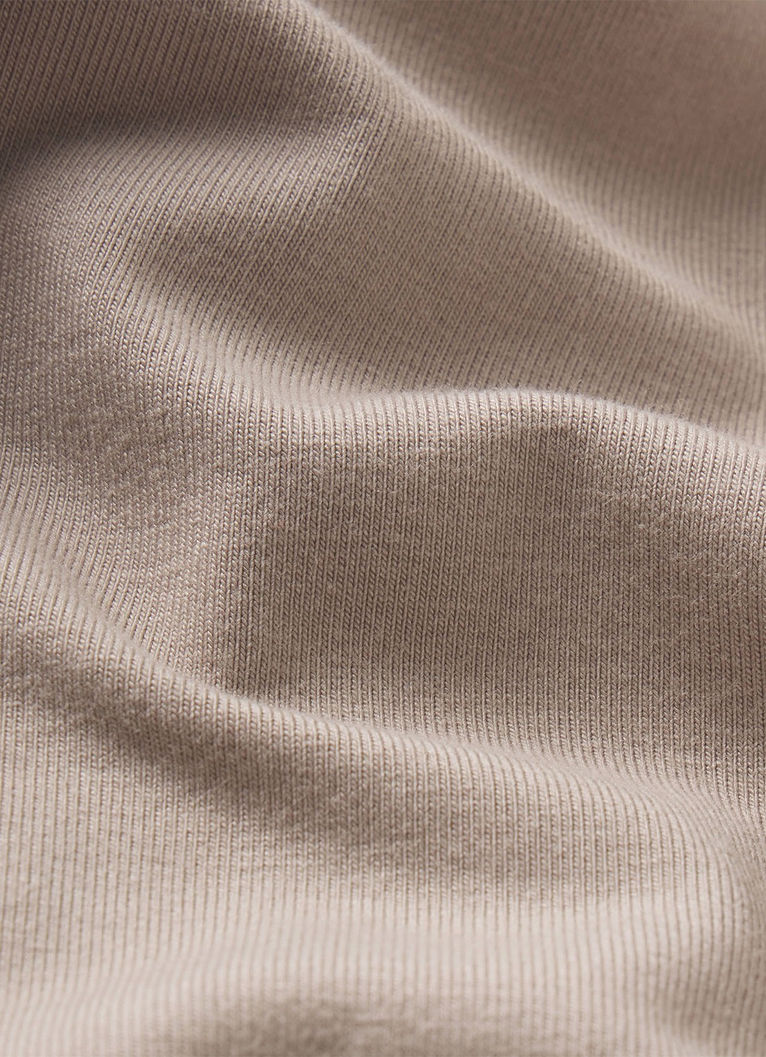 SKIMS Jersey Lounge T-shirt met ronde hals - detail 4 beige