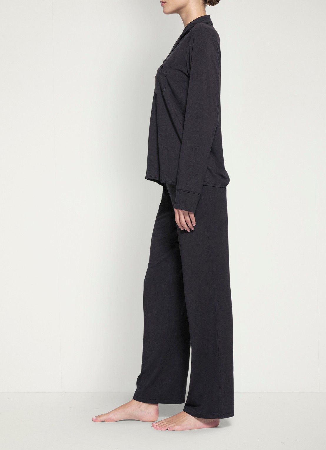 SKIMS Pyjamaset met logo - detail 2 zwart