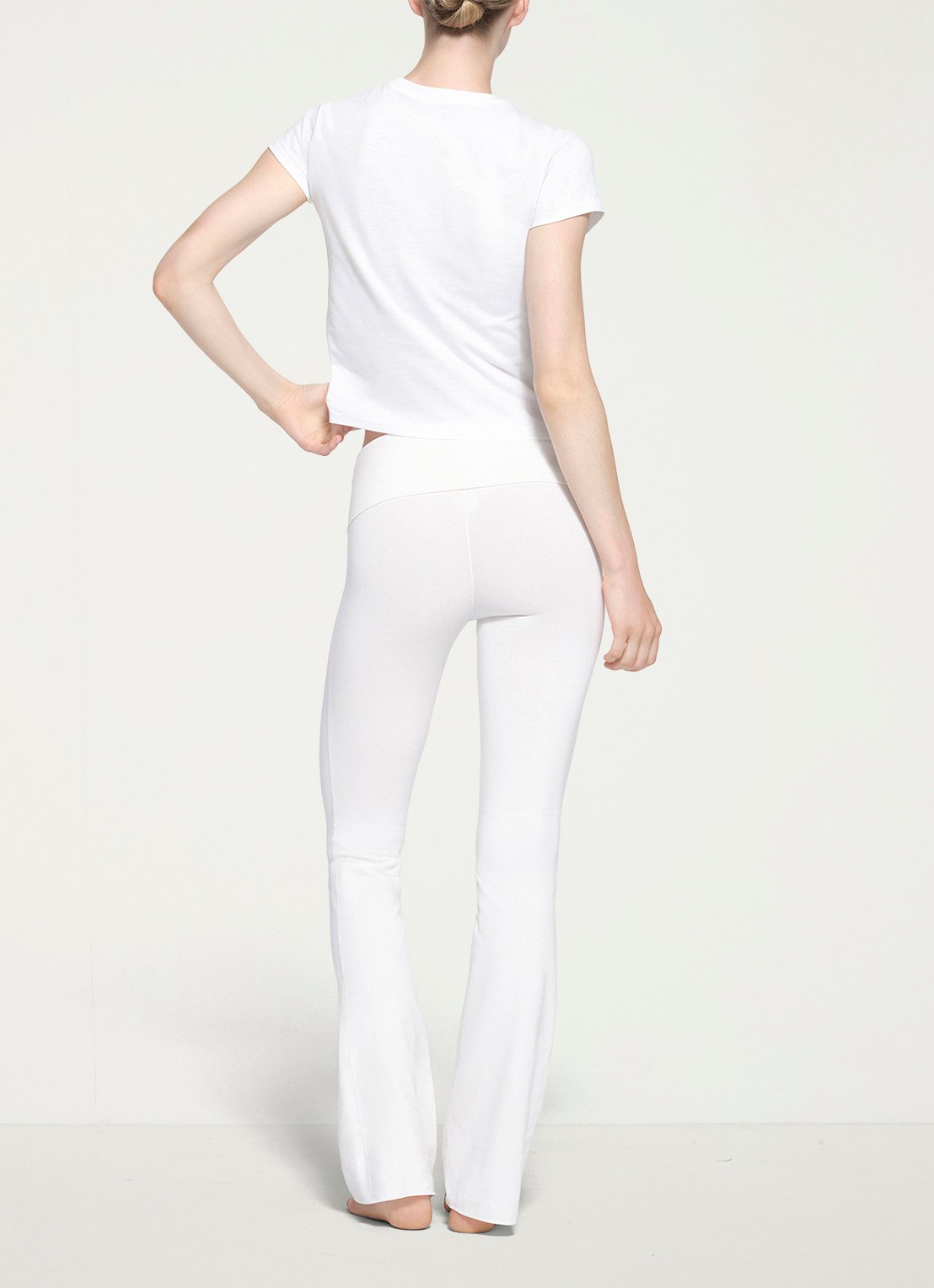 SKIMS Relaxed Tees T-shirt met ronde hals - achterkant 4 wit