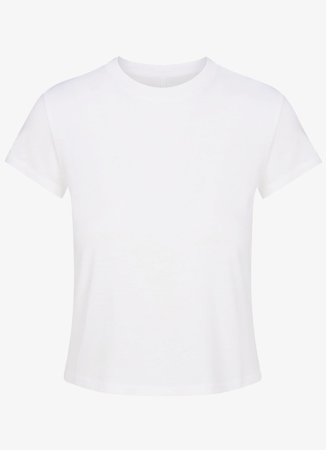 SKIMS Relaxed Tees T-shirt met ronde hals - voorkant wit