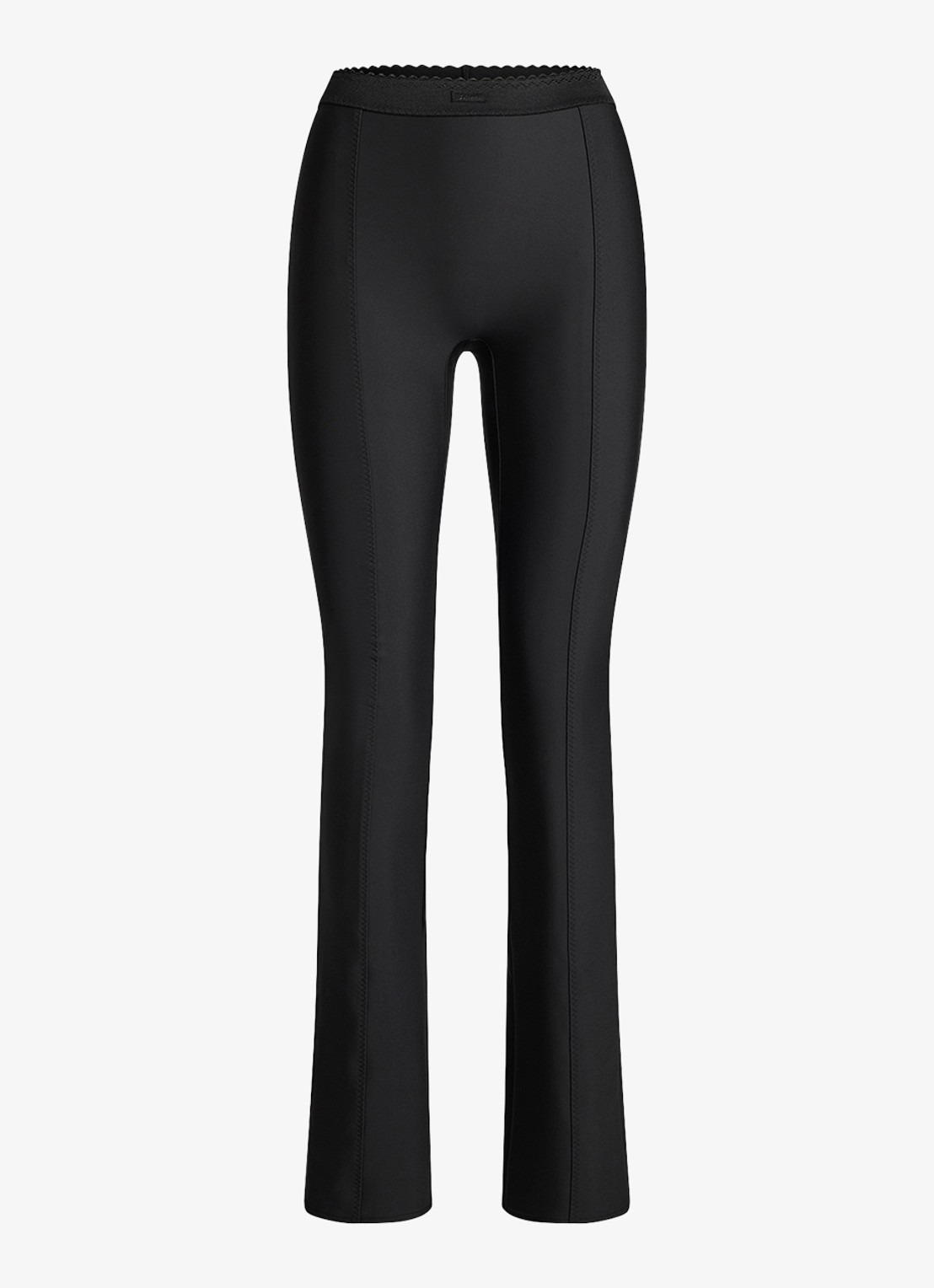 SKIMS Skims Body High waist flared legging met logo - voorkant 7 zwart