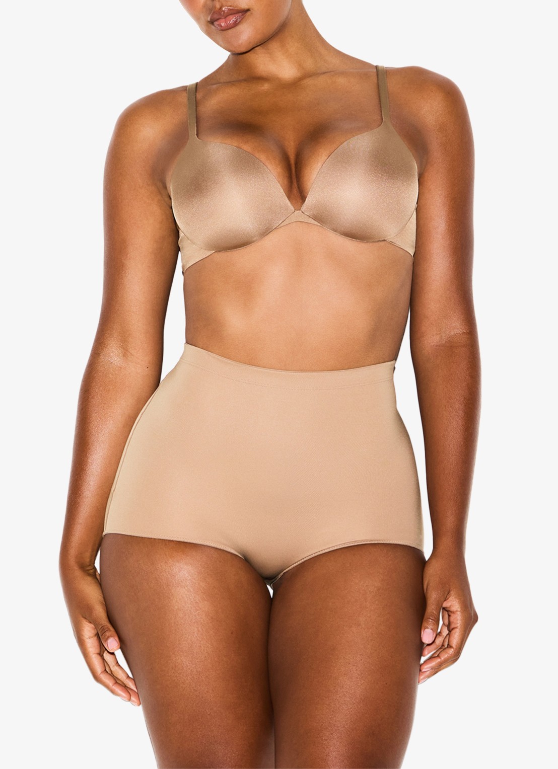 SKIMS Skims Body mid waisted slip met padding  - detail 3 beige