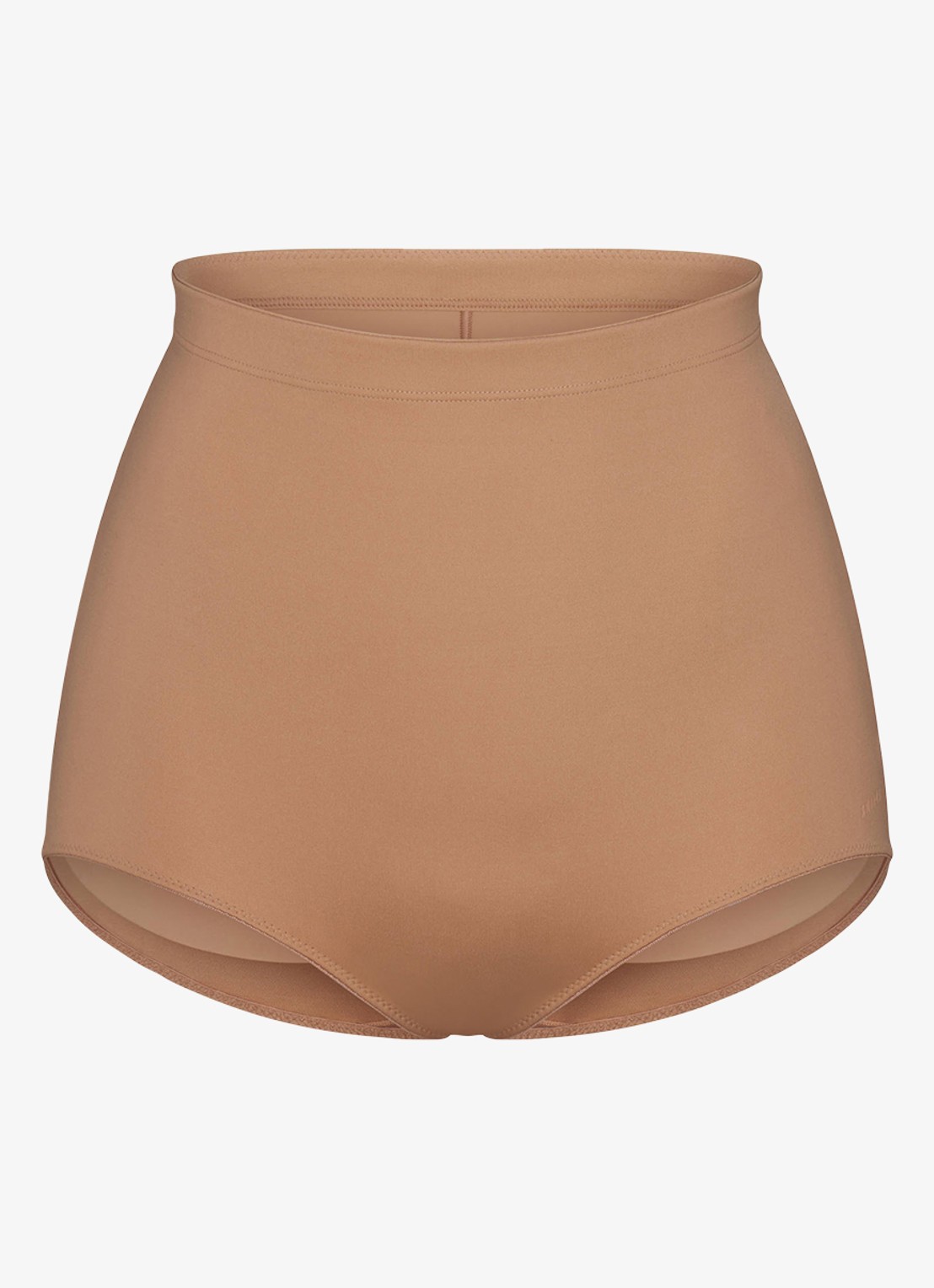 SKIMS Skims Body mid waisted slip met padding  - voorkant beige