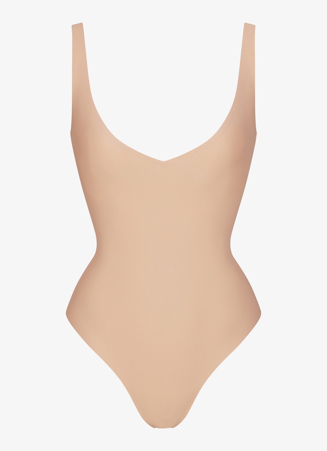 SKIMS Skims Body plunge stringbody - voorkant beige