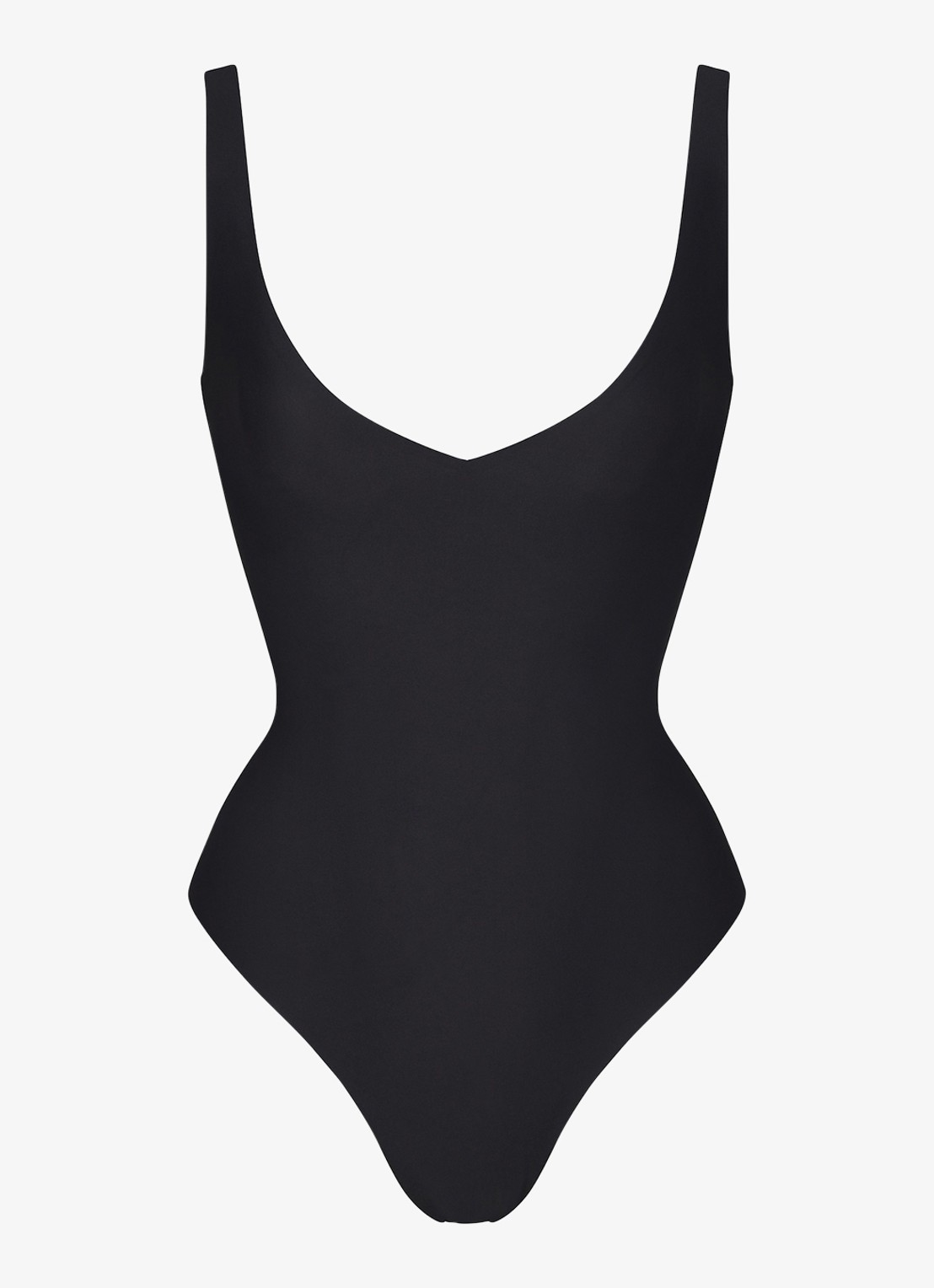 SKIMS Skims Body plunge stringbody - voorkant zwart