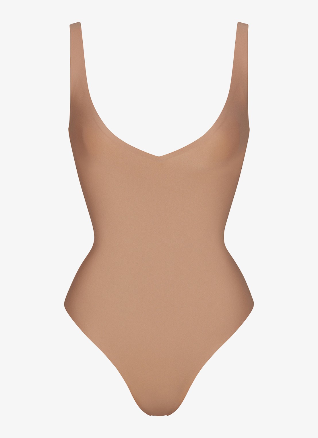 SKIMS Skims Body plunge stringbody - voorkant 2 beige