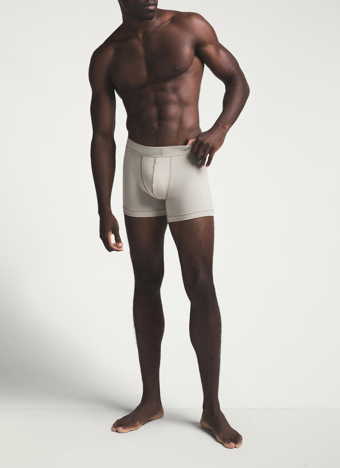 SKIMS Skims Cotton 3" boxershorts in 3-pack - detail 2 lindegroen