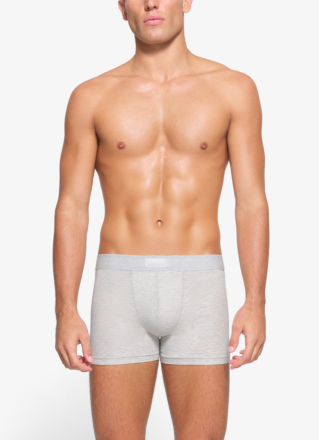 SKIMS Skims Cotton 3" boxershorts in 3-pack - detail 2 grijsmele