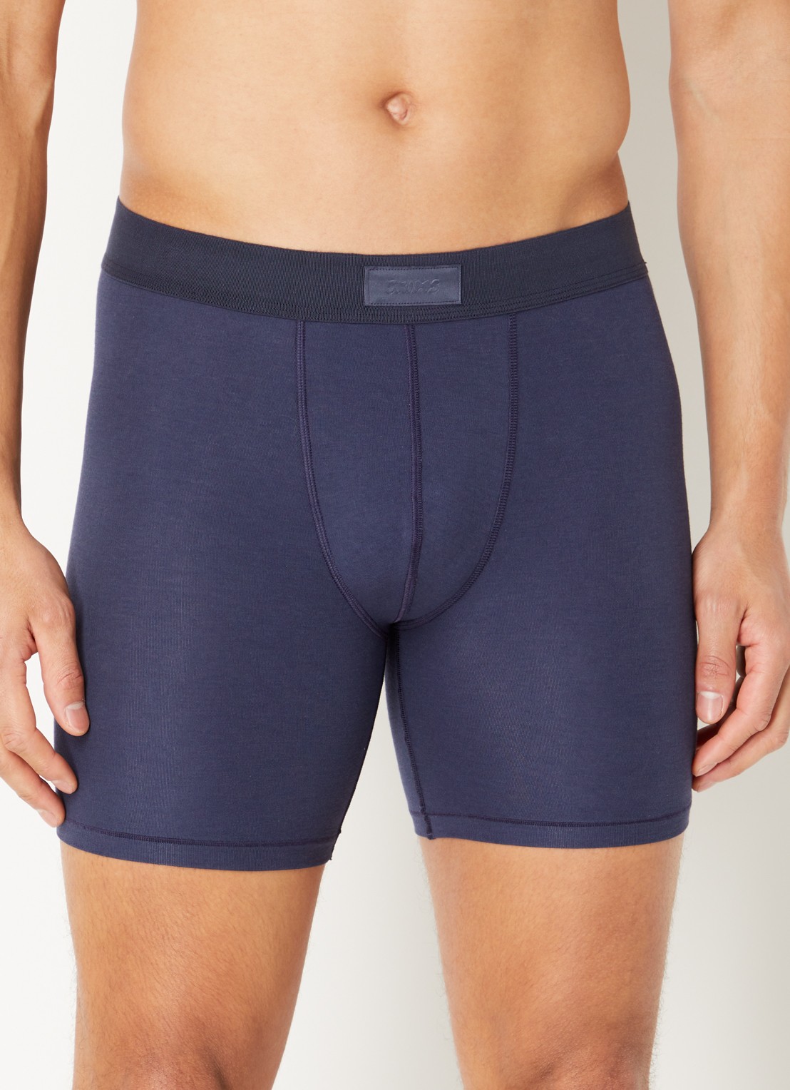 SKIMS Skims Cotton 5" boxershorts in 3-pack - detail 4 donkerblauw