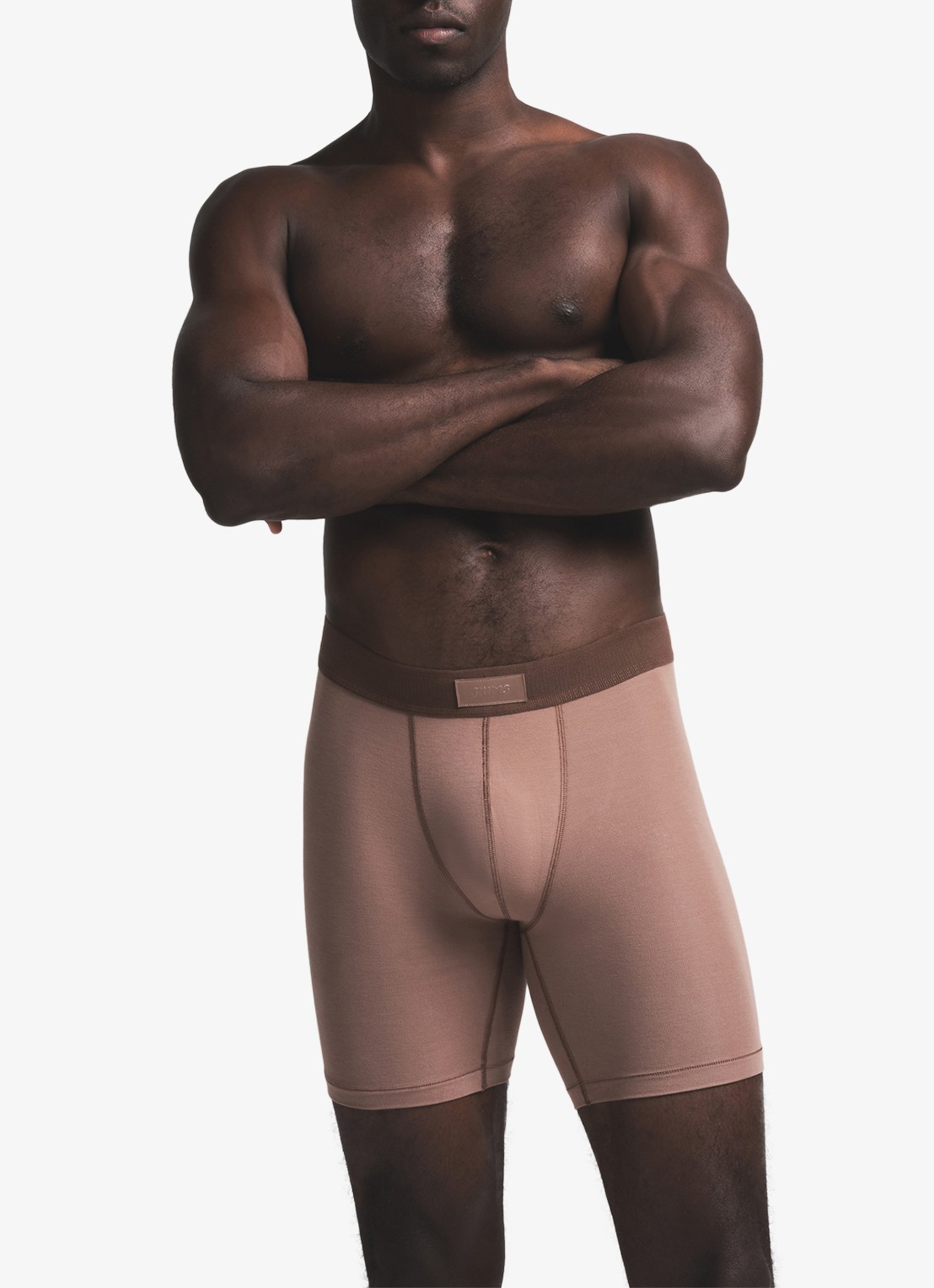 SKIMS Skims Cotton 5" boxershorts in 3-pack - detail bruin
