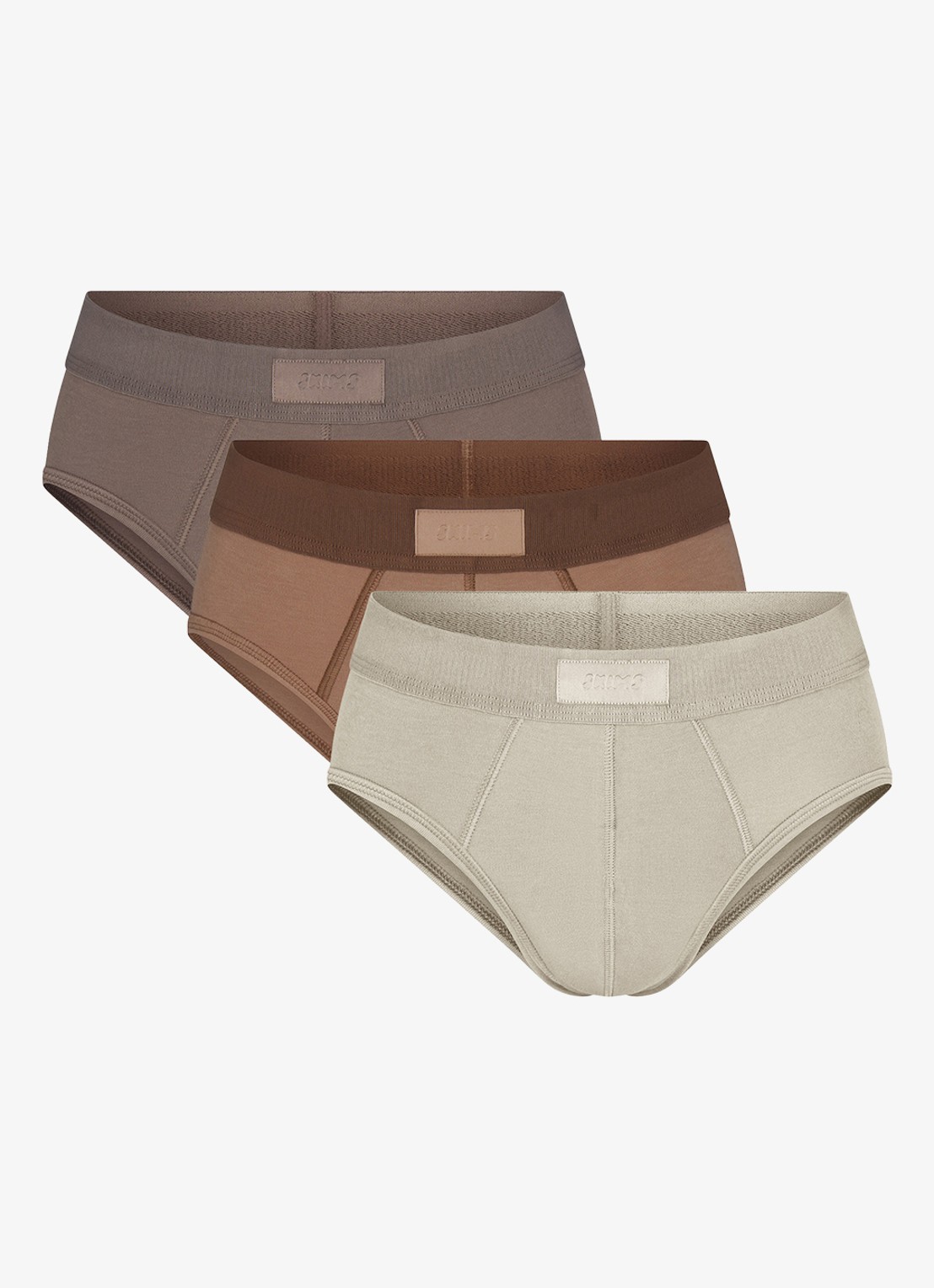 SKIMS Skims Cotton slip in 3-pack - voorkant 2 lindegroen