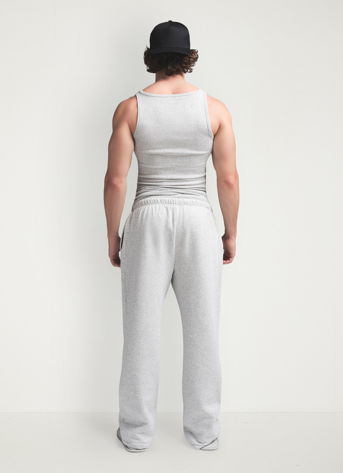 SKIMS Skims Cotton tanktop met ribstructuur in 3-pack - detail 3 donkerblauw