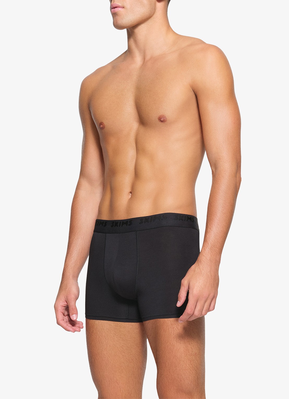 SKIMS Skims Stretch 3" boxershorts met logoband in 3-pack - detail 2 zwart