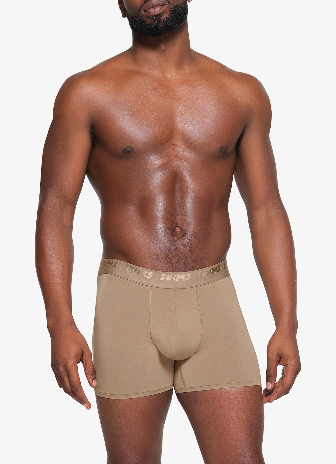 SKIMS Skims Stretch 3" boxershorts met logoband in 3-pack - detail 2 desert