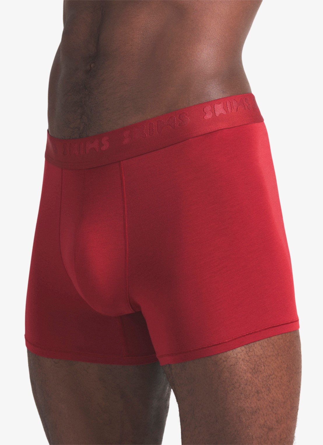 SKIMS Skims Stretch 3" boxershorts met logoband in 3-pack - detail wood