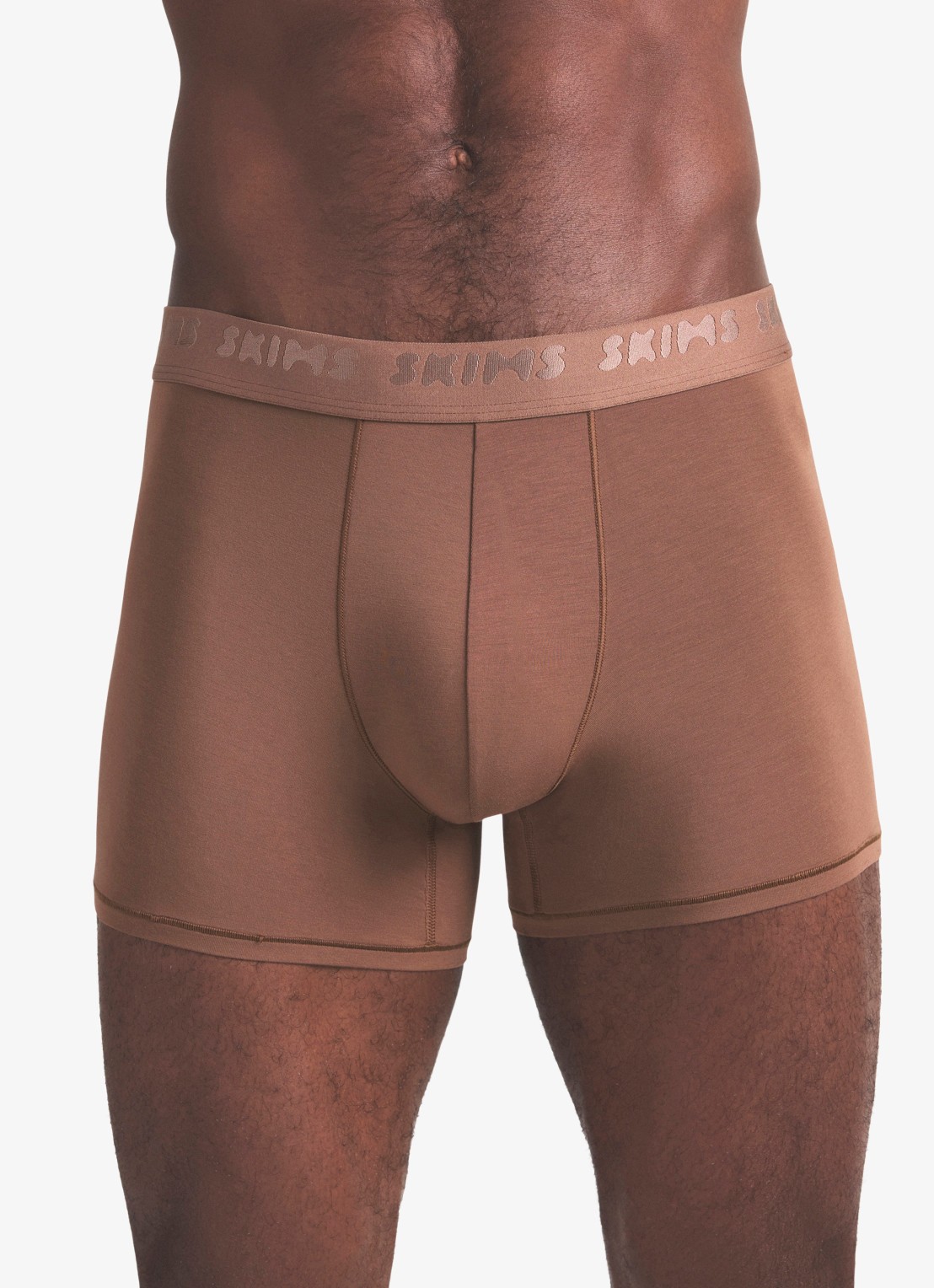 SKIMS Skims Stretch 3" boxershorts met logoband in 3-pack - detail 3 wood