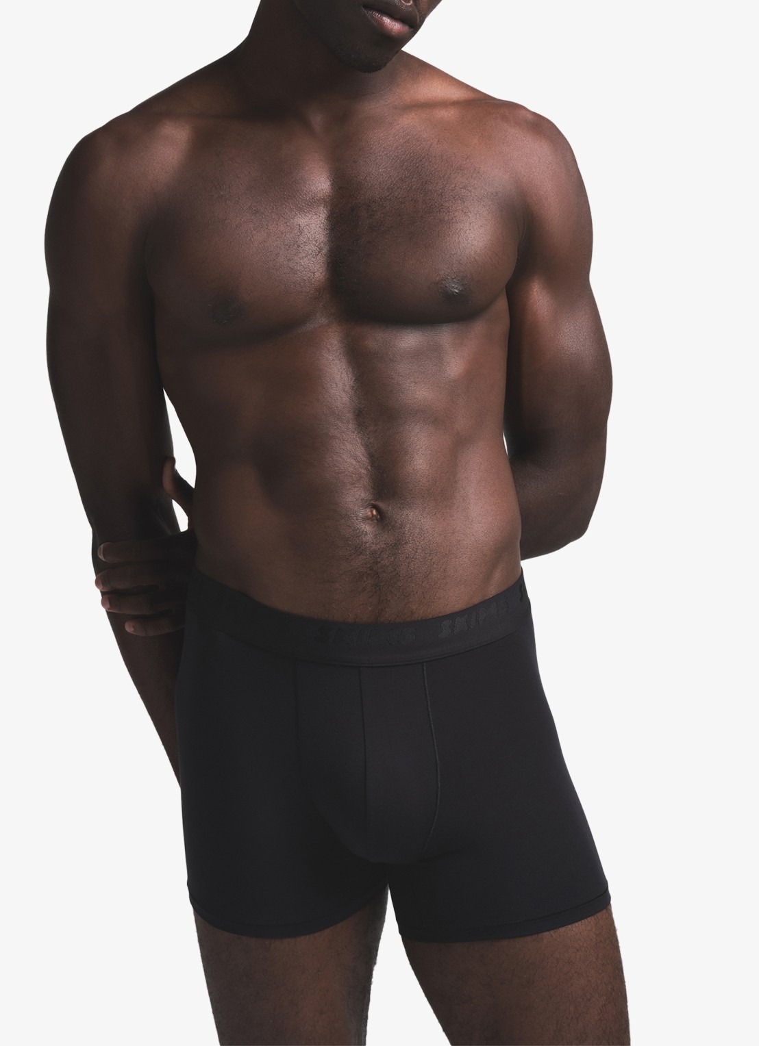 SKIMS Skims Stretch 3" boxershorts met logoband in 3-pack - detail groen