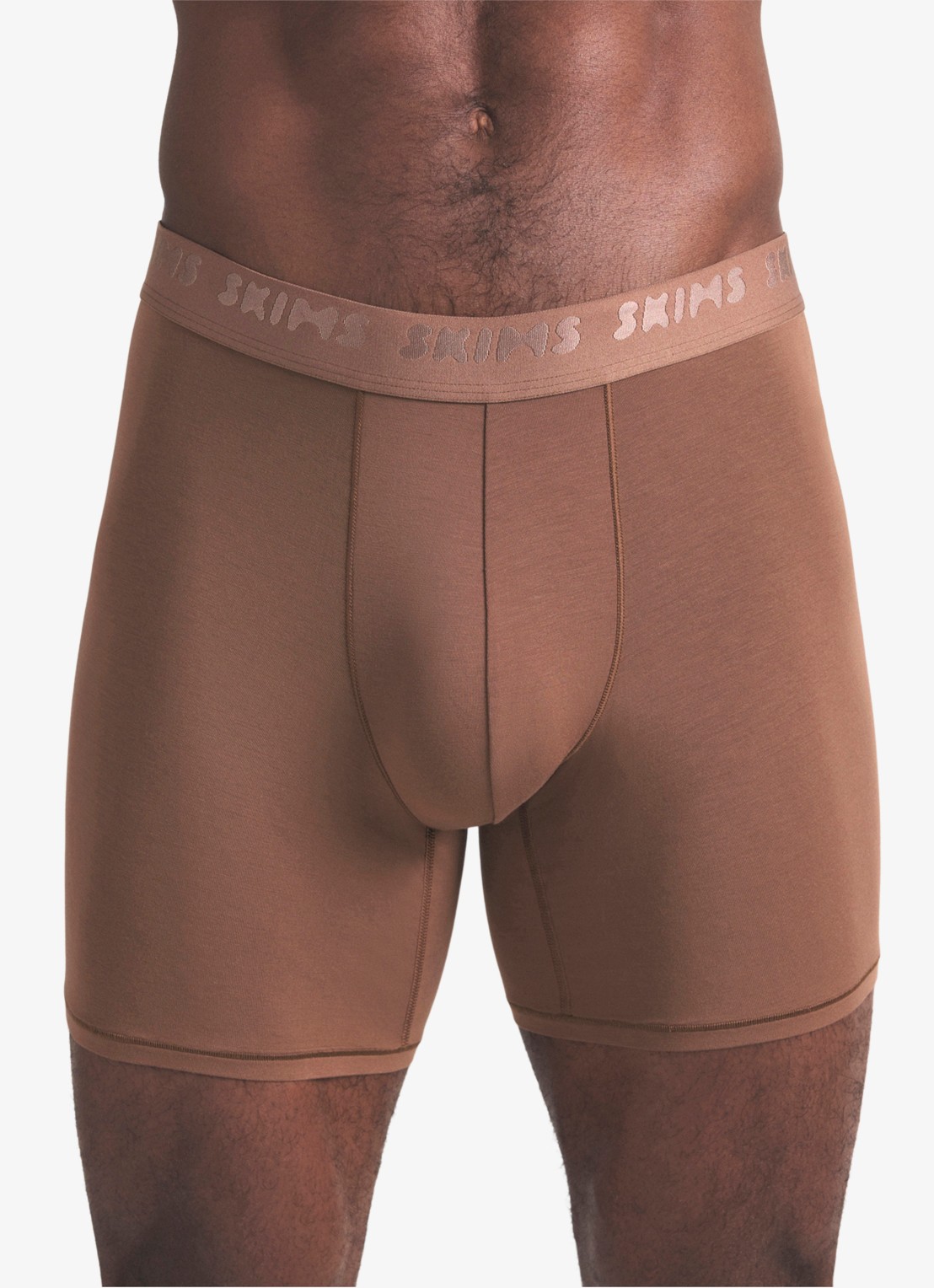 SKIMS Skims Stretch 5" boxershorts met logoband in 3-pack - detail 3 wood