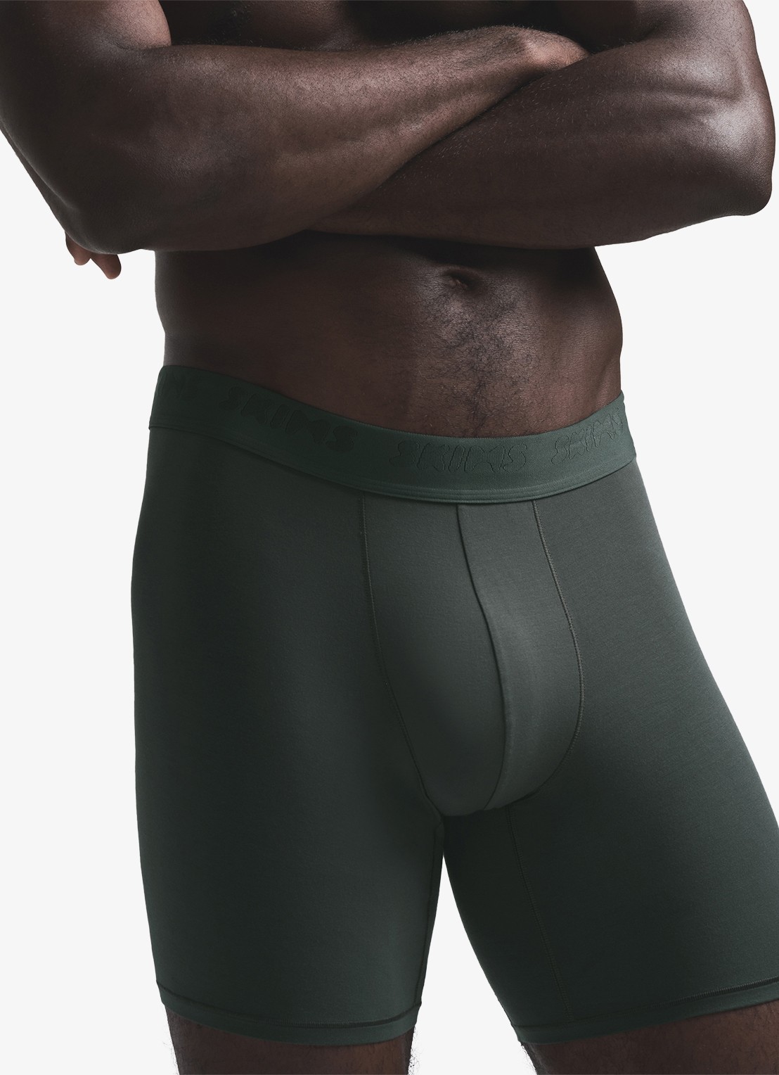 SKIMS Skims Stretch 5" boxershorts met logoband in 3-pack - detail cypress