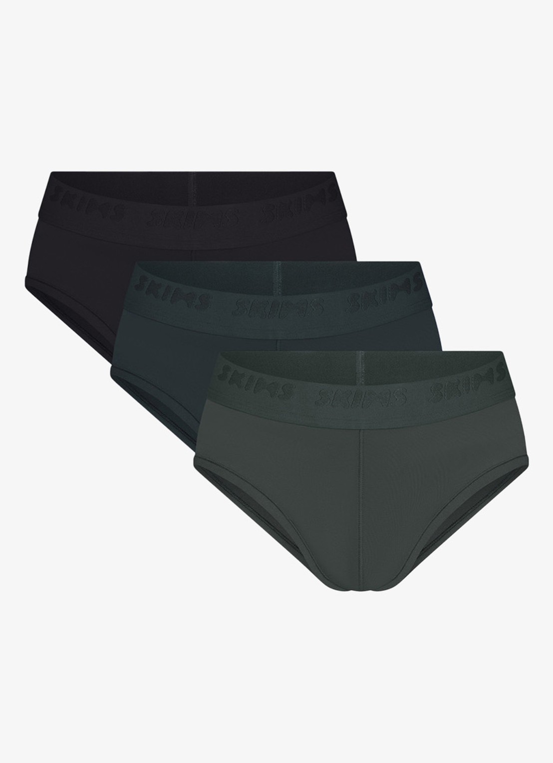 SKIMS Skims Stretch slip in 3-pack - voorkant groen