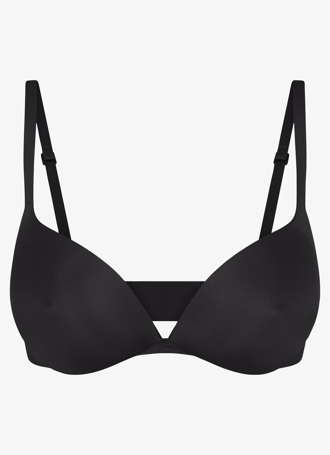 SKIMS Skims Ultimate push up bh met tepel detail - voorkant 4 zwart