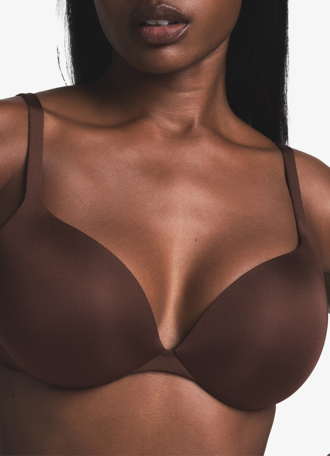 SKIMS Skims Ultimate Teardrop push up bh  - detail 4 chocoladebruin