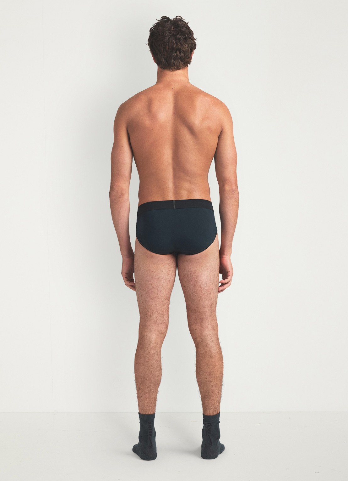SKIMS Slip met logoband in 3-pack - achterkant grijs