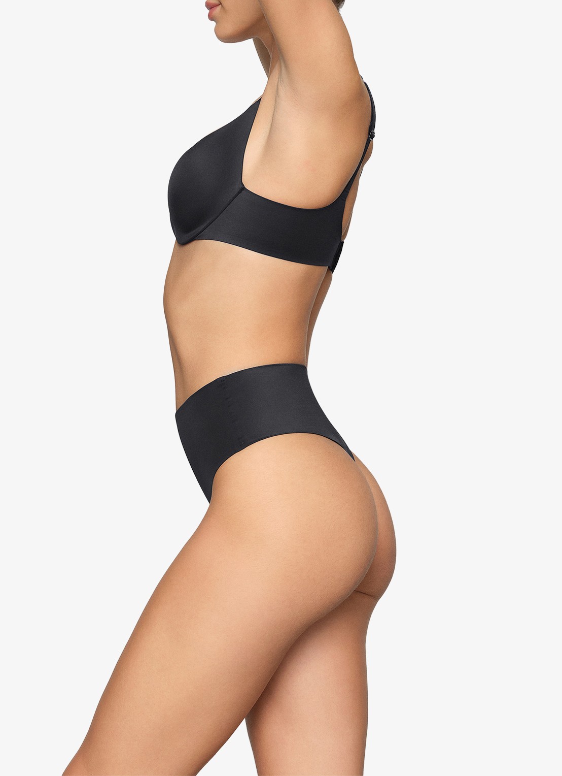 SKIMS Smoothing intimates high waisted tanga - detail 2 zwart
