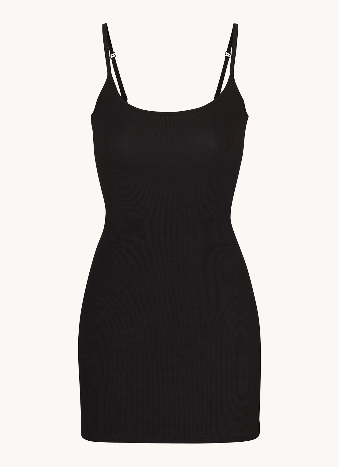 SKIMS Soft Lounge slipdress  - voorkant zwart