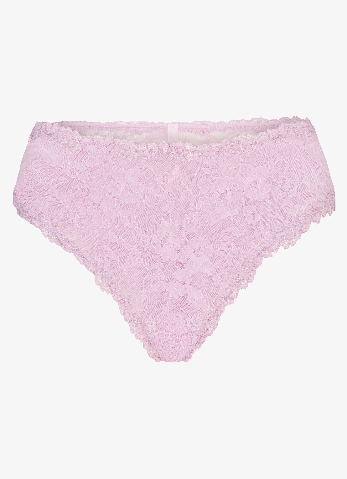 SKIMS Stretch Lace slip van kant - voorkant 3 baby pink
