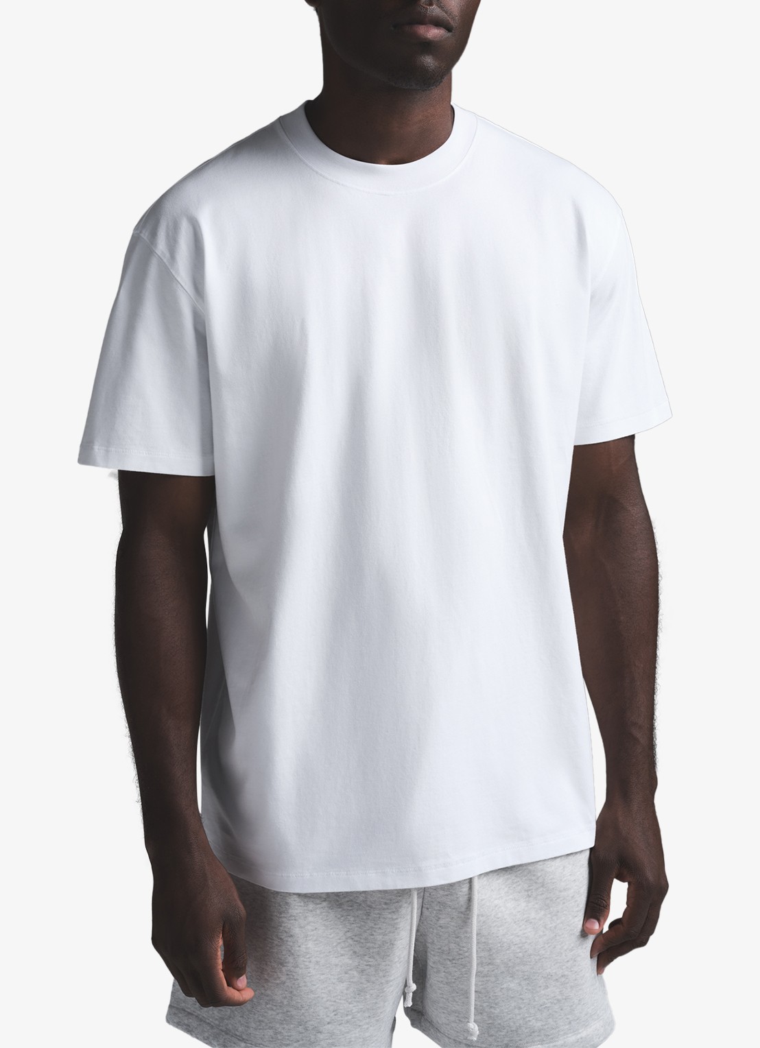 SKIMS T-shirt met ronde hals - detail wit