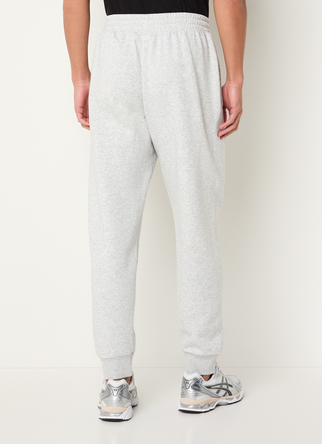 SKIMS Tapered fit joggingbroek met steekzakken - achterkant light heather grey