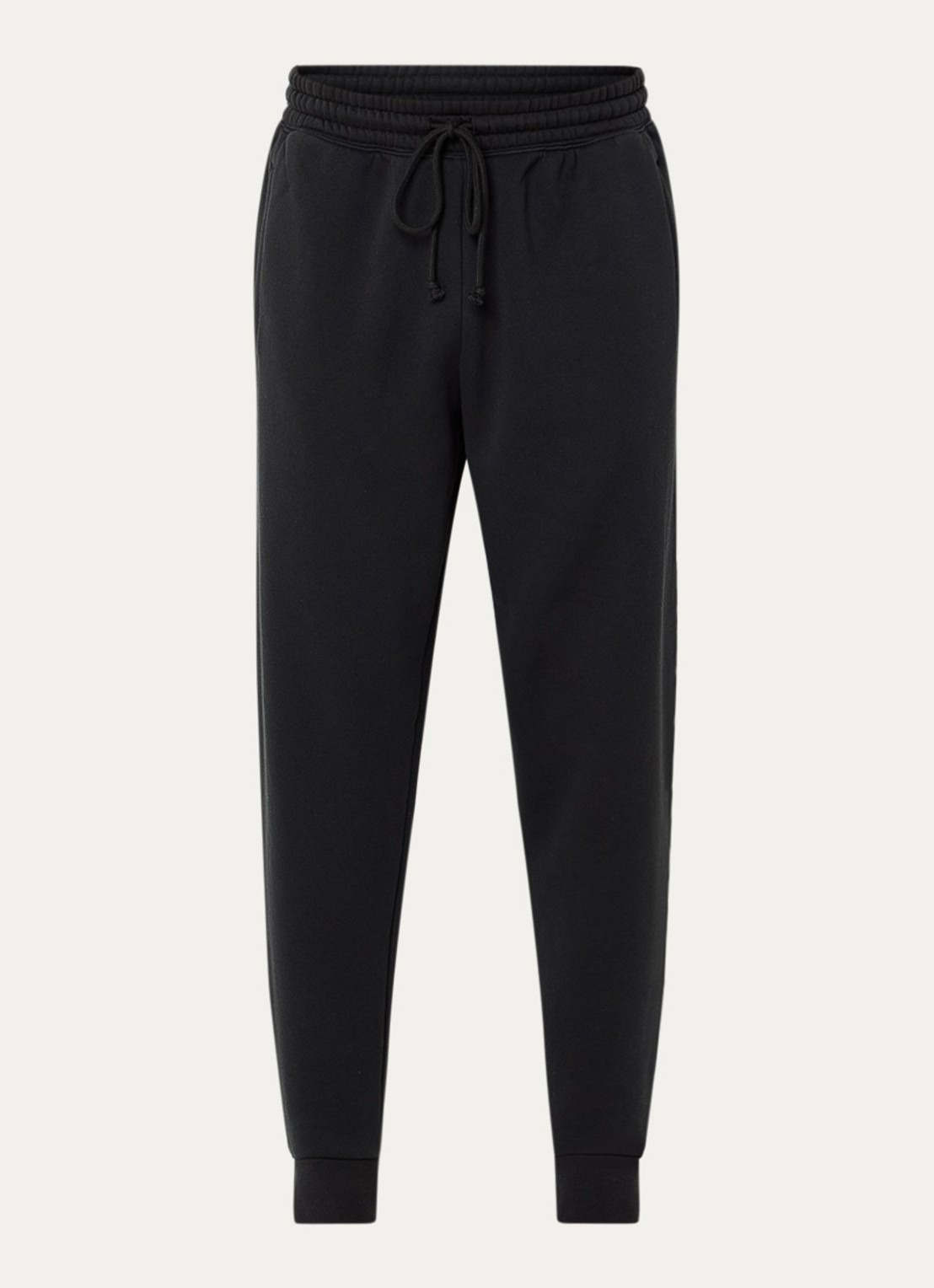 SKIMS Tapered fit joggingbroek met steekzakken - voorkant 6 washed onyx