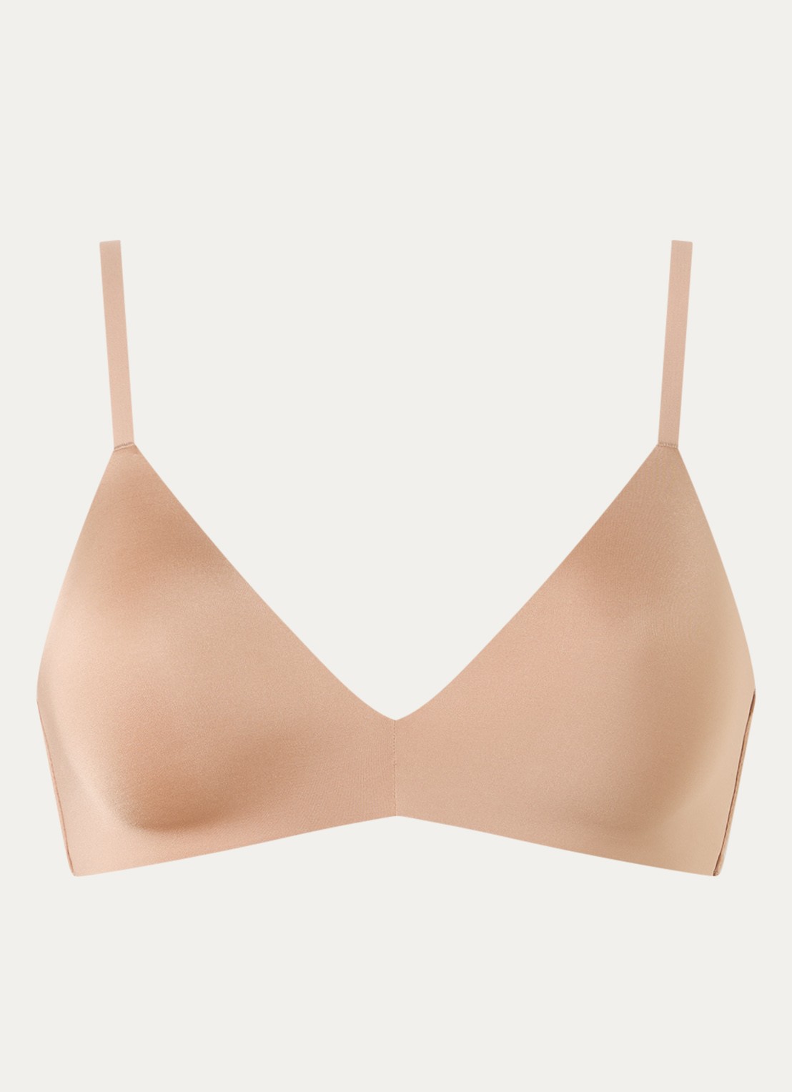SKIMS Wireless Form voorgevormde plunge bh zonder beugel - voorkant 2 beige