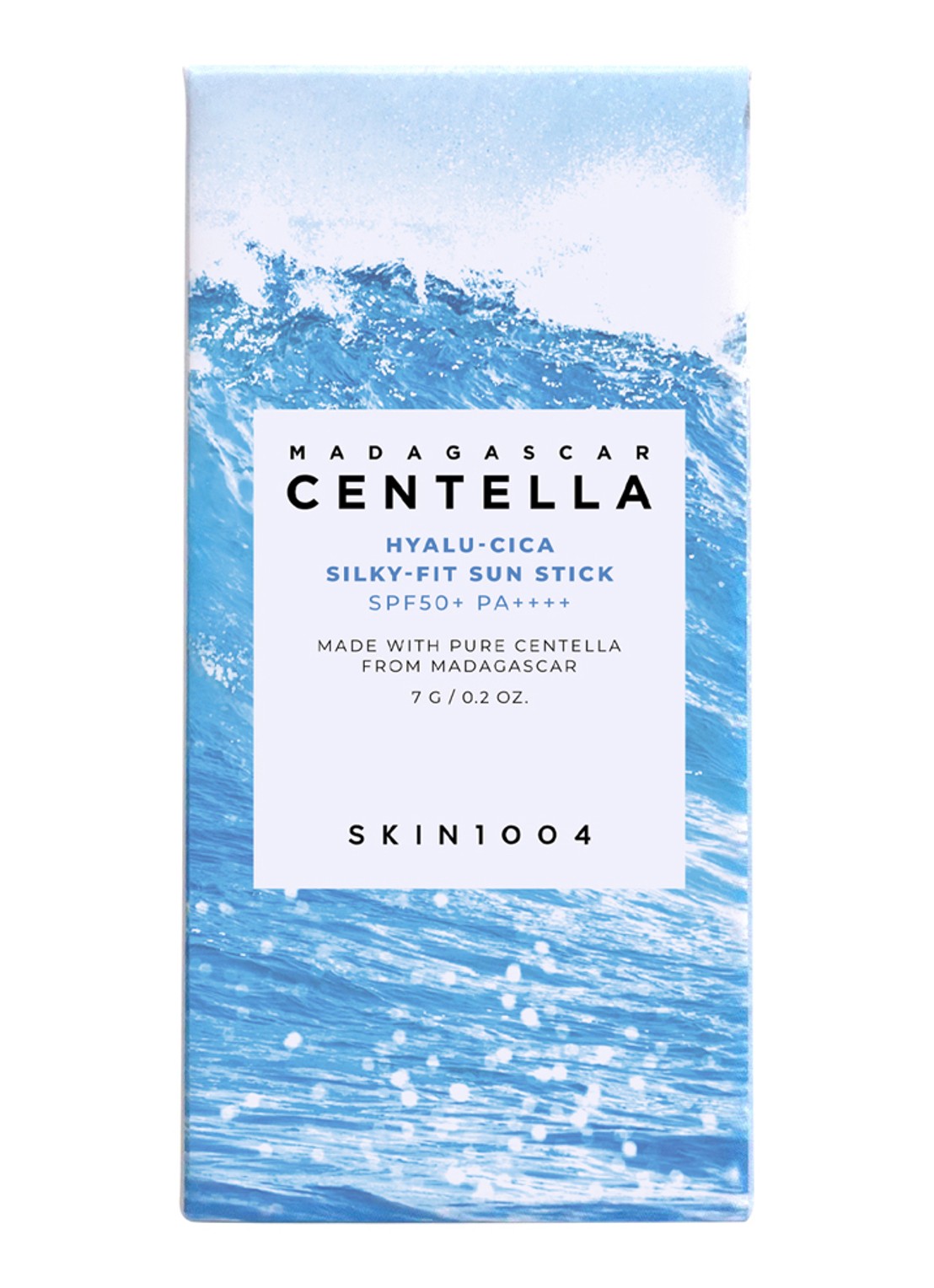 Skin1004  Madagascar Centella Hyalu-Cica Silky-Fit Sun Stick - zonnebrand gezicht - voorkant 3 undefined